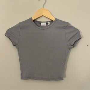 Sunday Best ribbed crop